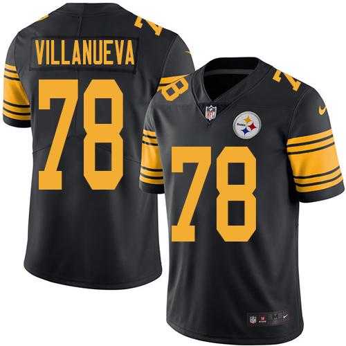 Nike Men & Women & Youth Steelers 78 Alejandro Villanueva Black Color Rush Limited Jersey,We sell and wholesale Nike Men & Women & Youth Steelers 78 Alejandro Villanueva Black Color Rush Limited Jersey on line form chian!